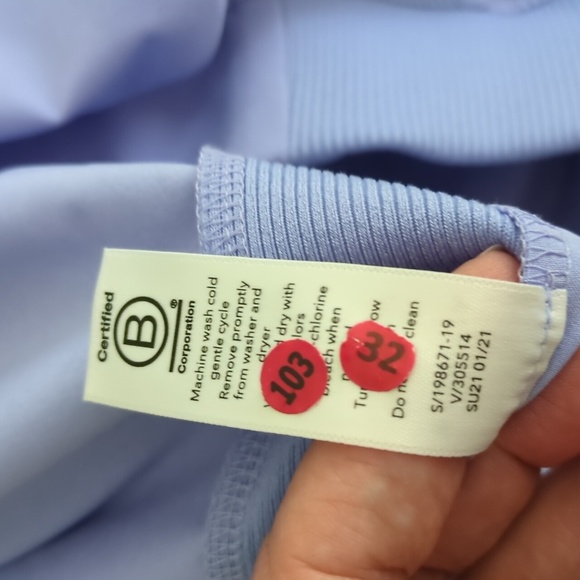 Athleta Brooklyn Mid Rise Ankle Women's Victorian Periwinkle Pants Size 20 - Picture 11 of 11